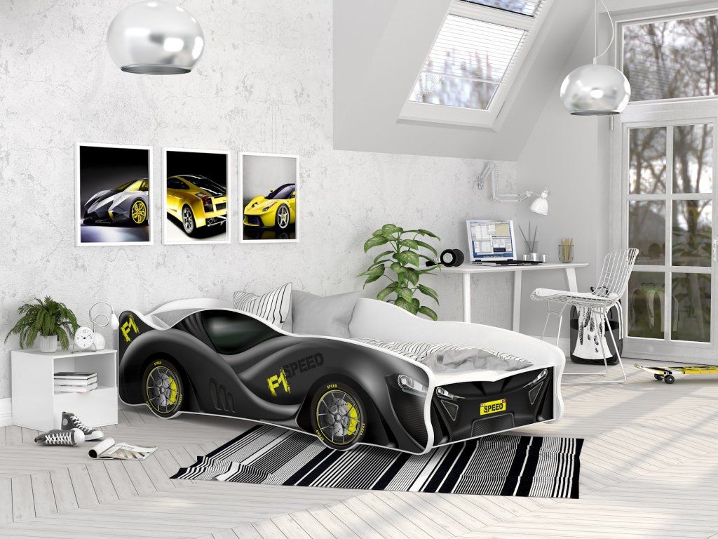 Detská posteľ AUTO 160x80 cm – Vzor 4