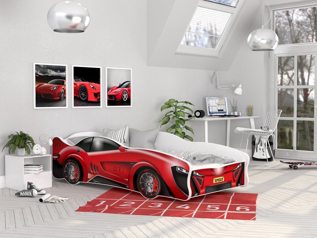 Detská posteľ AUTO 160x80 cm – Vzor 5