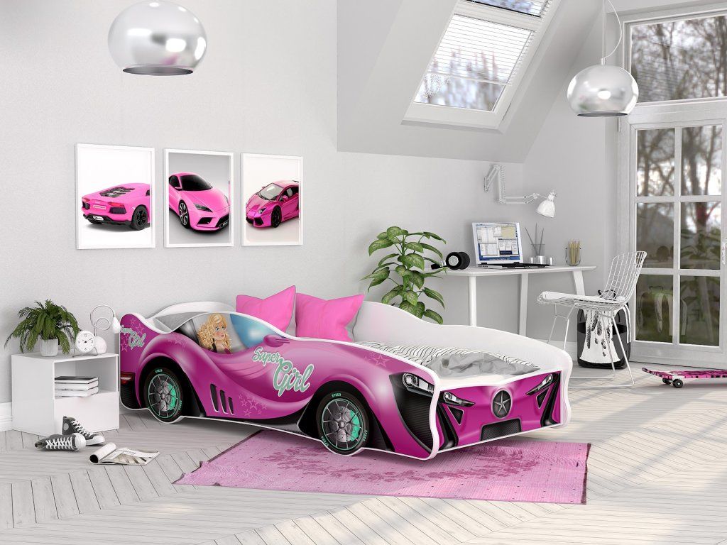 Detská posteľ AUTO 160x80 cm – Vzor 6