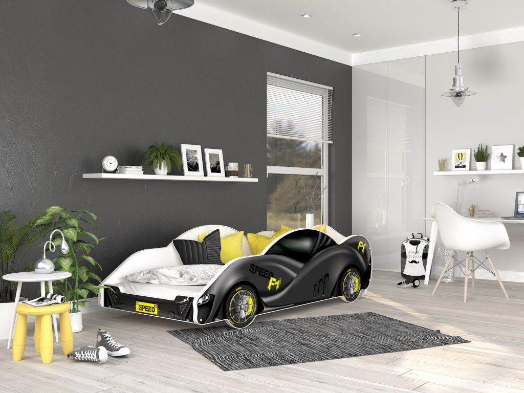 Detská posteľ AUTO 180x90 cm – Vzor 4